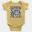Straight Outta Omr Onesie/Romper in Yellow Color